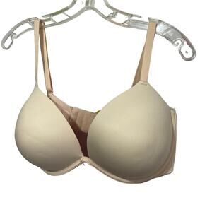 VS Pink Bra Beige 38DD Underwire